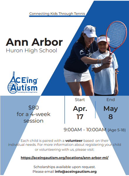 ACEing Autism - An Opportunity for Tennis Lessons!